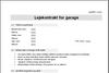 Lejekontrakt for garage / Garagelejekontrakt (2)