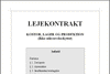 Erhvervslejekontrakt - kontor, lager og produktion (Ikke-erhvervsbeskyttet).